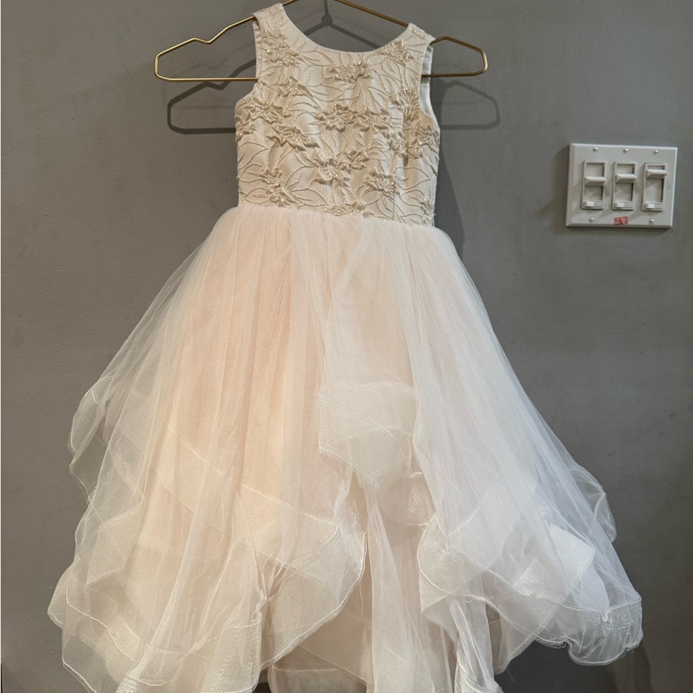 Teter warm horsehair flower girl communion dress size 5